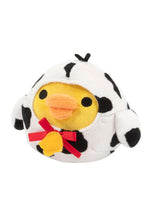 Load image into Gallery viewer, San-X Rilakkuma Kiiroitori Bird Dressed As Cow Plush